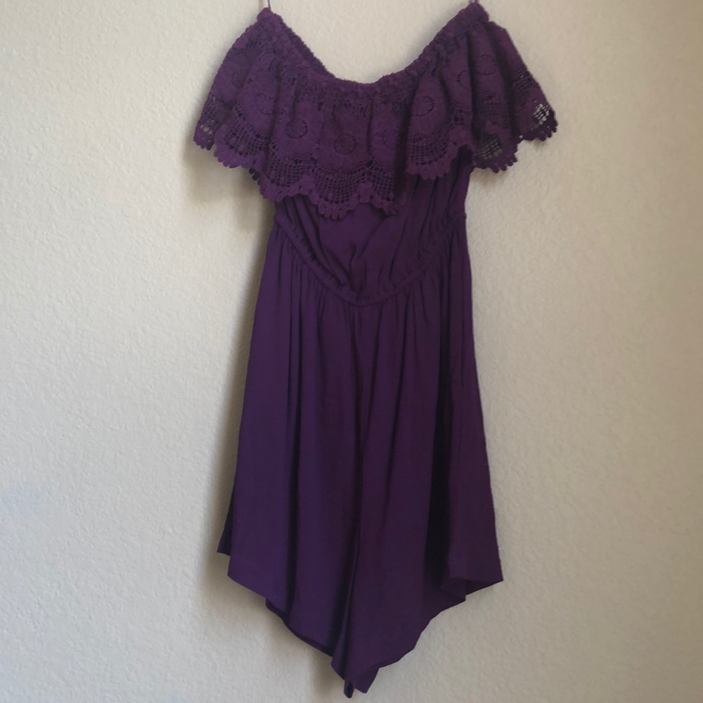Off the shoulder romper